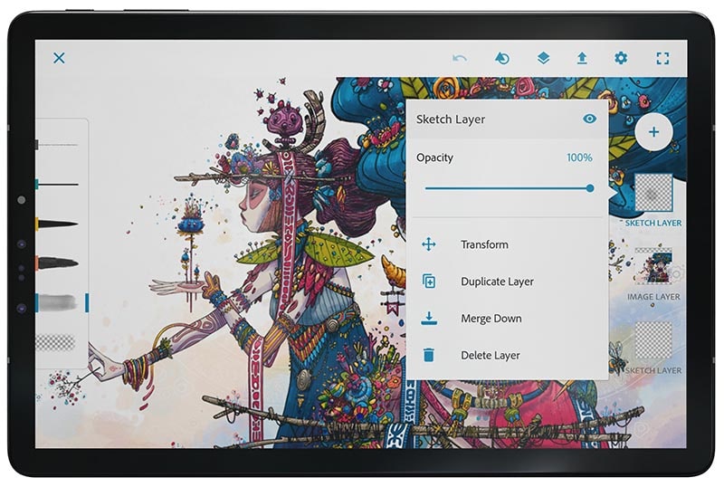 Adobe Photoshop Sketch Alternativa Procreate Android