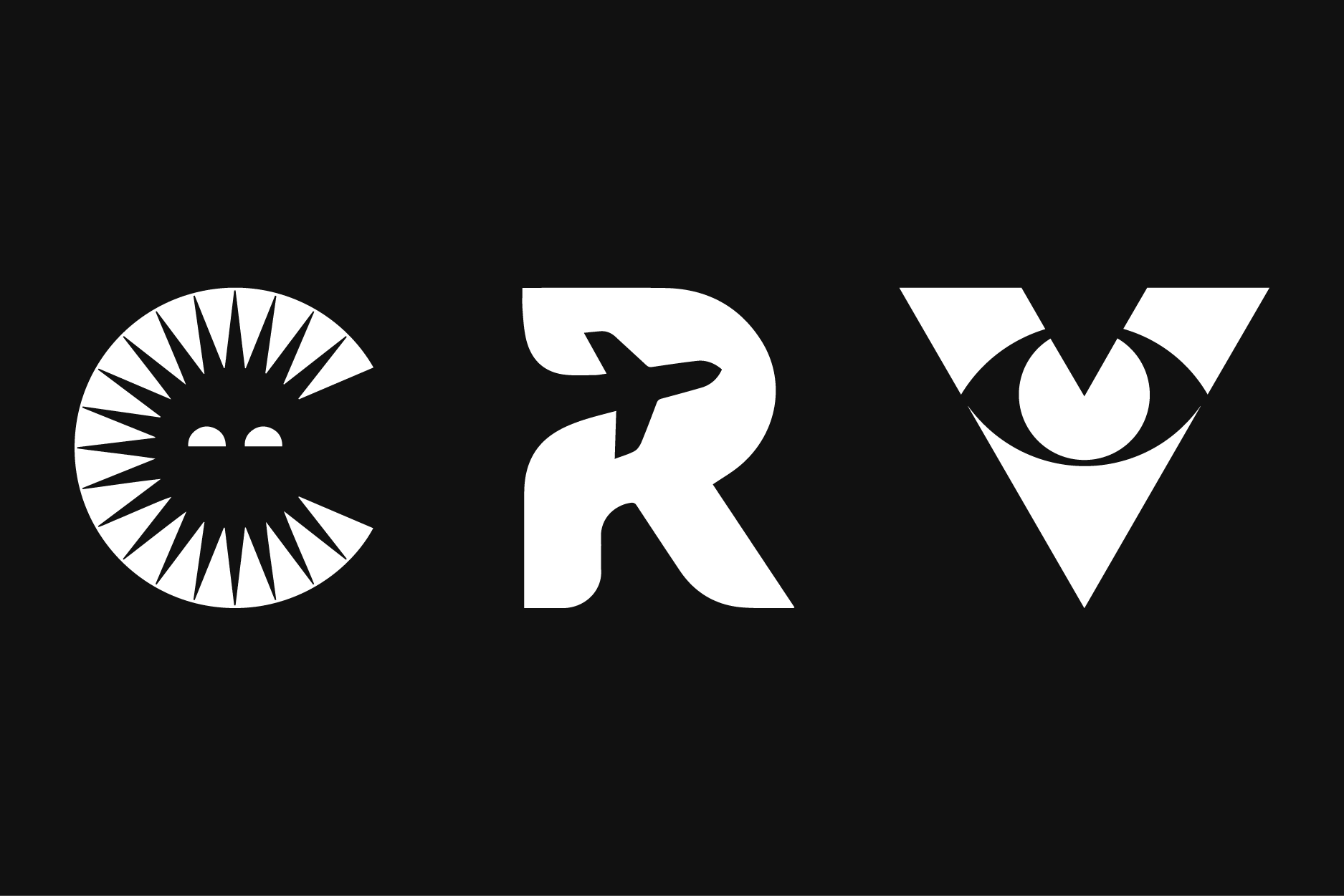 Logos que hacen uso del espacio negativo