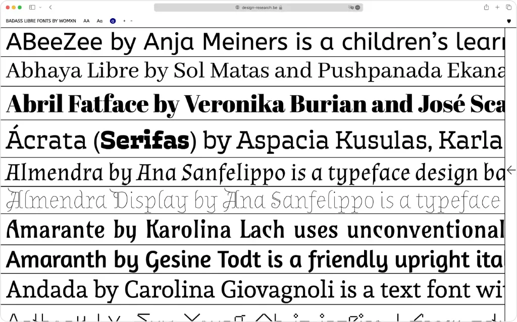 Design Research By Womxn