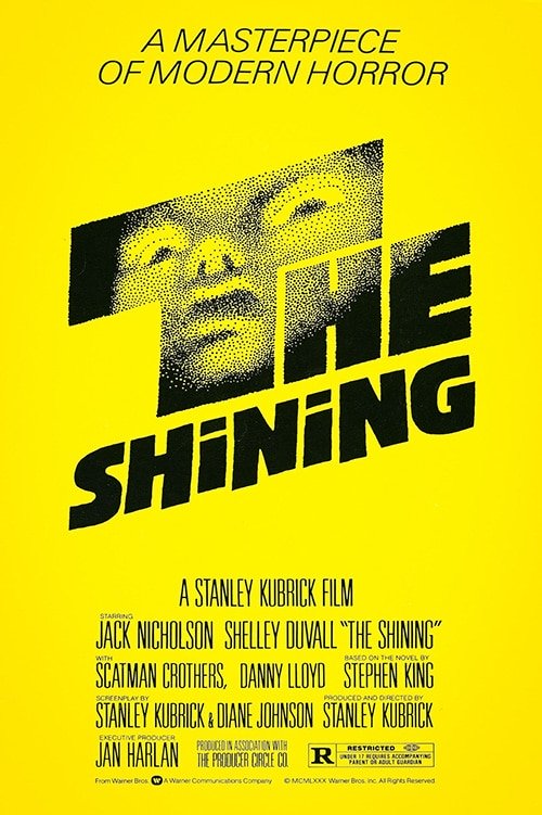 Cartel de cine de "The Shining" (El Resplandor) Saul Bass