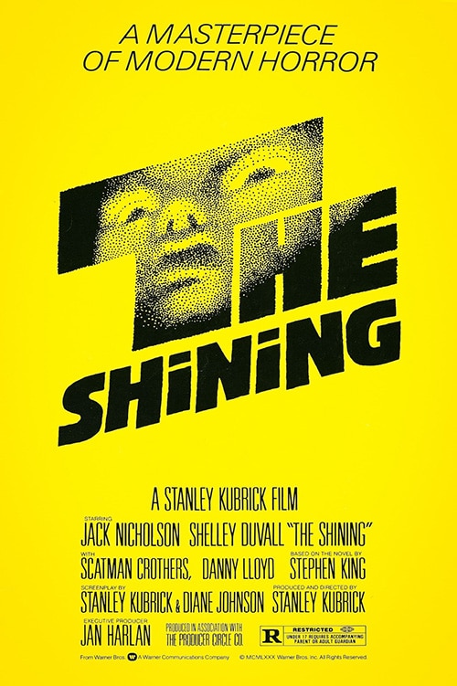 Cartel de cine de "The Shining" (El Resplandor) Saul Bass
